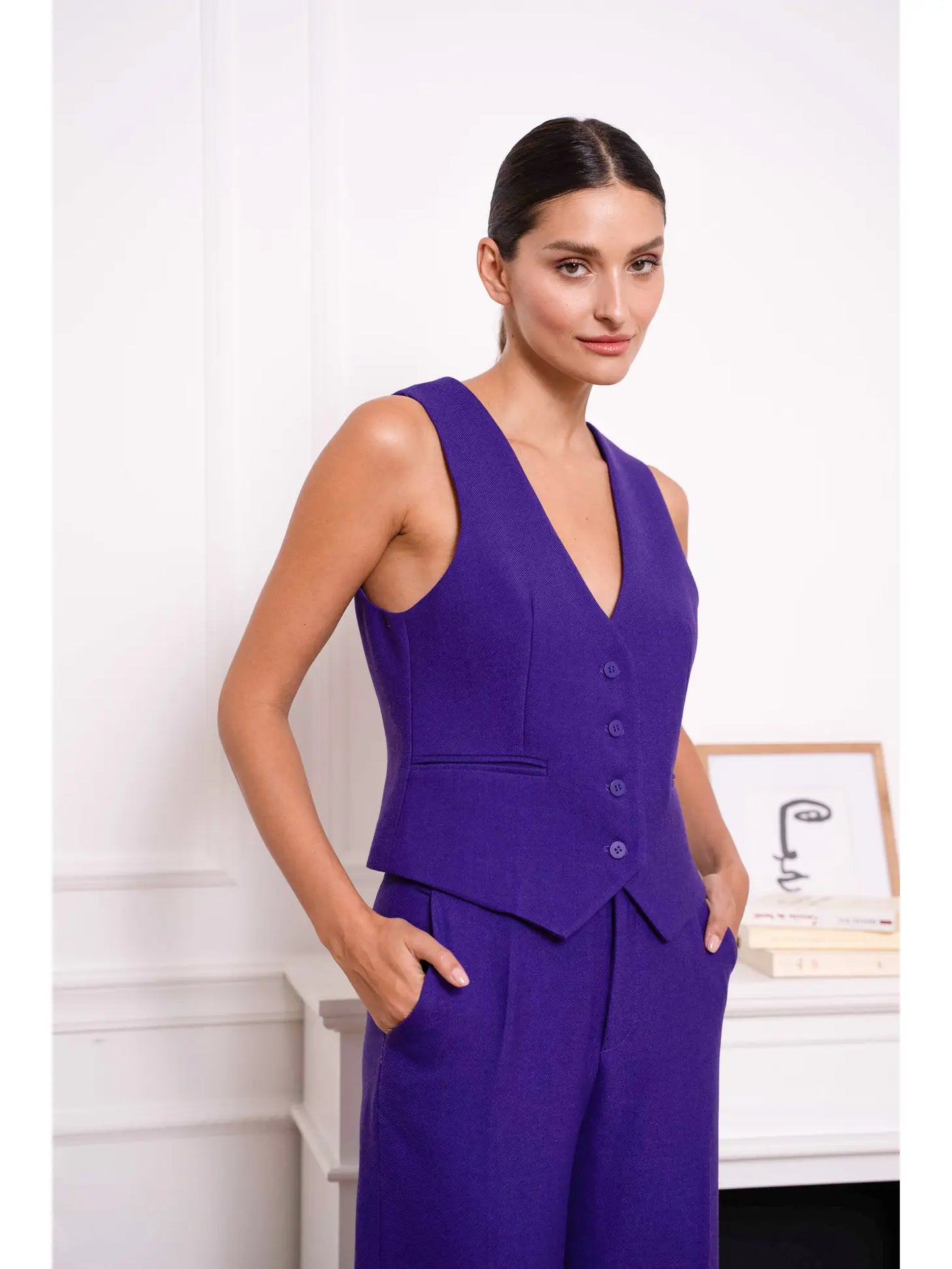 The Purple V Blazer