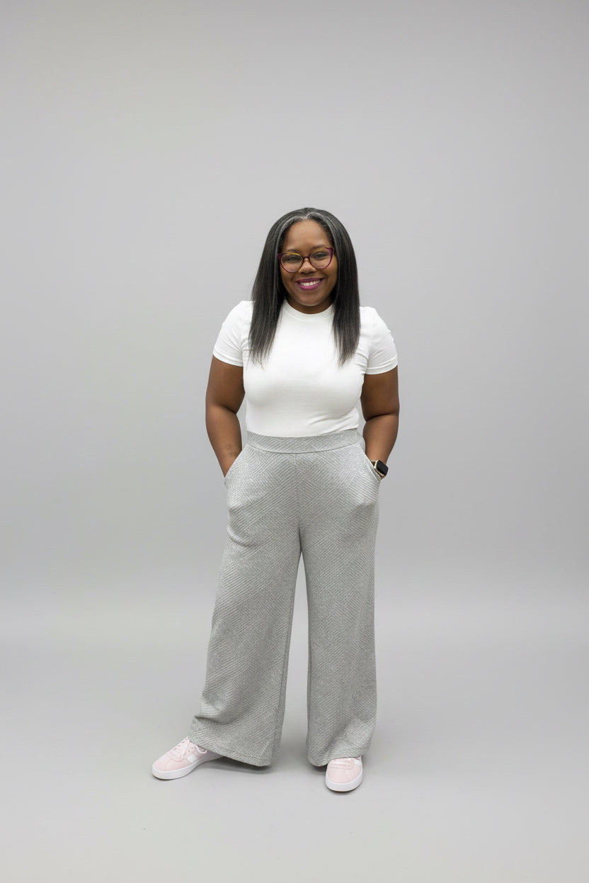 Tex Fabric Wide Legged Pant