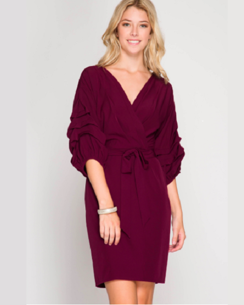 Wrap-Me-Up Dress - FashionFunPop, Trendy, fashion, plus, skinny, fitted, ripped, dress, dresses, tops, blazers, women, clothing, bathing suits, swimwear, vacation, stylish, jewelry, accessories, handbags, shoes, boutique, shopping, store, clutch, clutches, handbag, blouses, mom, mommy, tee, tees, jeans, pants, maxi, maxies, rompers, jumpers, sexy, clearance, new, sales, mika rose, she and sky, &, blvd, in style, esley, gilli, blu pepper, earrings, bracelets, bangles, statement, necklaces, scarfs, gloves,