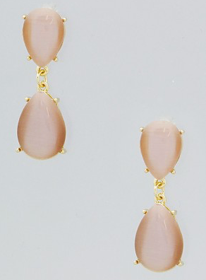 Teardrop Dangle Earring-Mauve - FashionFunPop, Trendy, fashion, plus, skinny, fitted, ripped, dress, dresses, tops, blazers, women, clothing, bathing suits, swimwear, vacation, stylish, jewelry, accessories, handbags, shoes, boutique, shopping, store, clutch, clutches, handbag, blouses, mom, mommy, tee, tees, jeans, pants, maxi, maxies, rompers, jumpers, sexy, clearance, new, sales, mika rose, she and sky, &, blvd, in style, esley, gilli, blu pepper, earrings, bracelets, bangles, statement, necklaces, sca