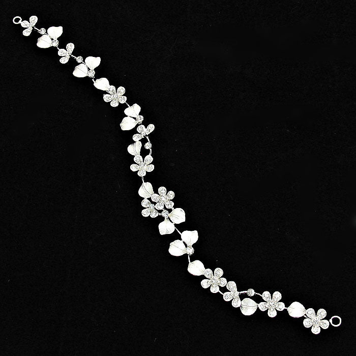 Bridal Crystal Rhinestone Bun Wrap Hair Pin FashionFunPop