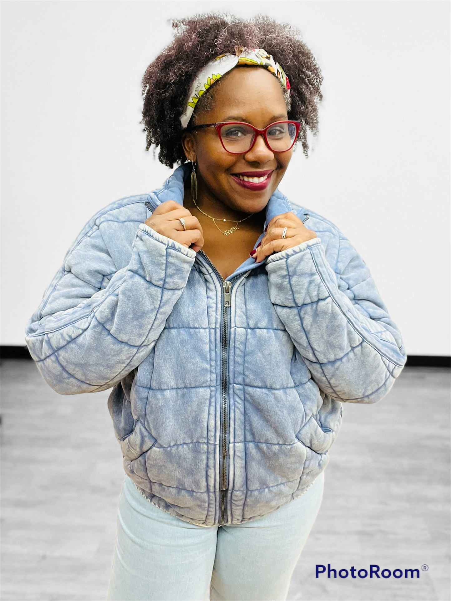 Washed Out Collection: Quilted Jacket