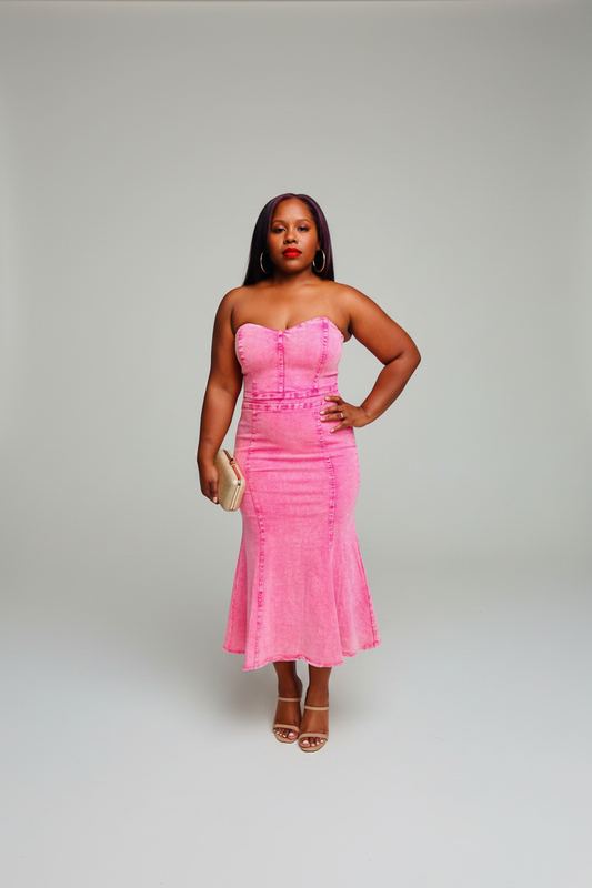 Washed Marilyn Midi Dress - New Model